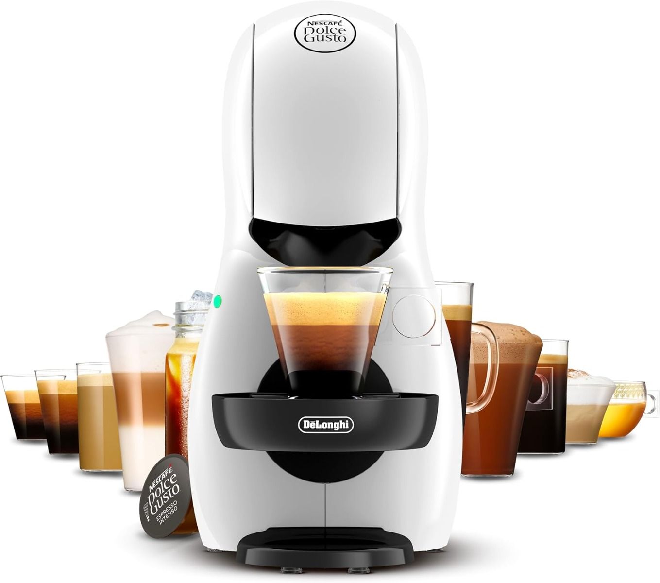 De'Longhi Dolce Gusto Piccolo XS Pod Coffee Machine - White
