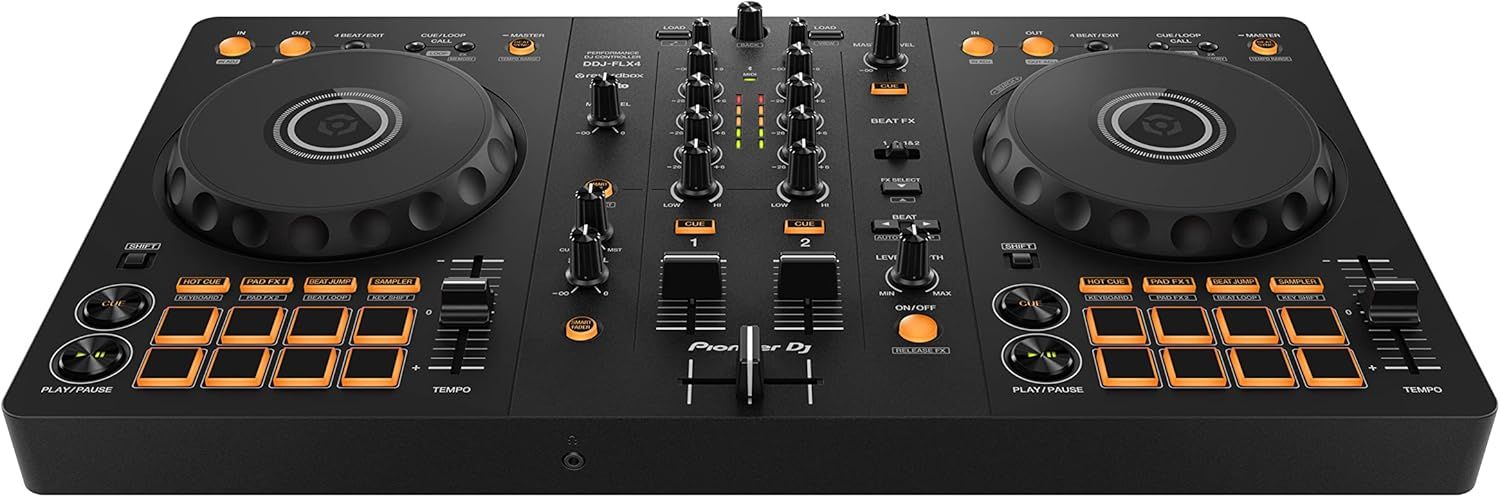 Pioneer DDJ-FLX4 DJ Controller Rekordbox, Serato and djay Compatible