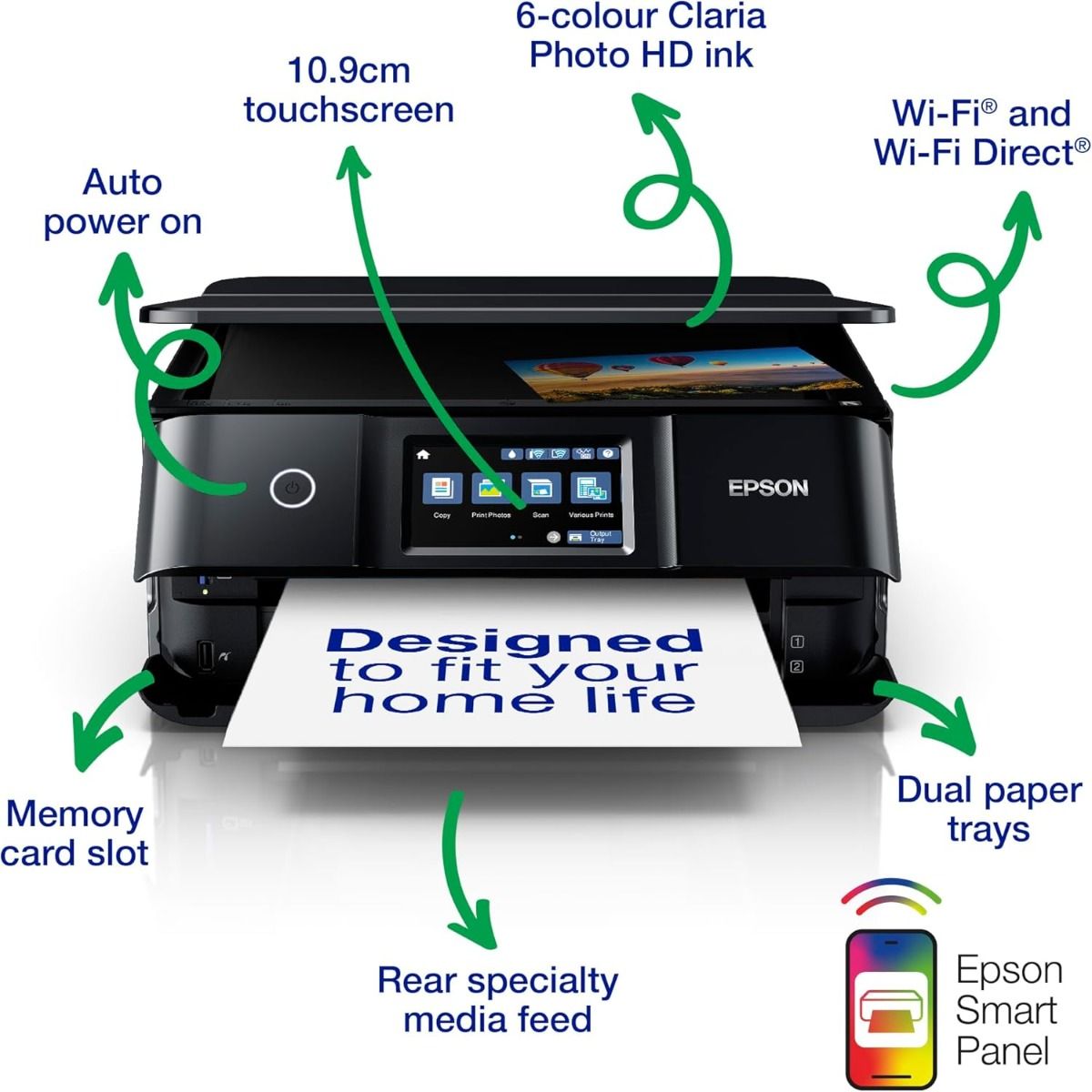 Epson Expression Photo XP-8700 Multifunction Wireless Inkjet Printer