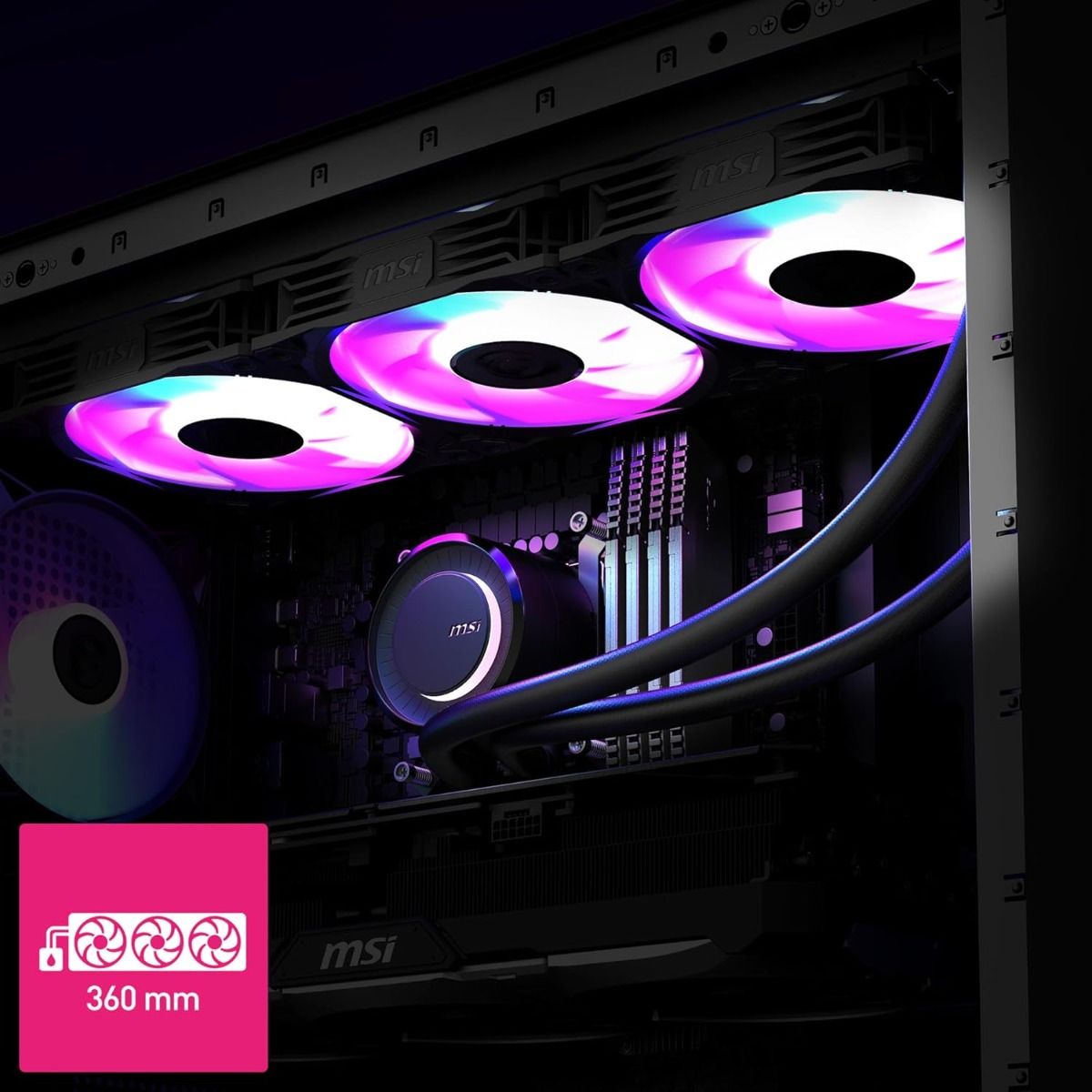 MSI MPG Infinite X3 AI Gaming Desktop Intel Ultra 7 32GB RAM 1TB RTX 5070