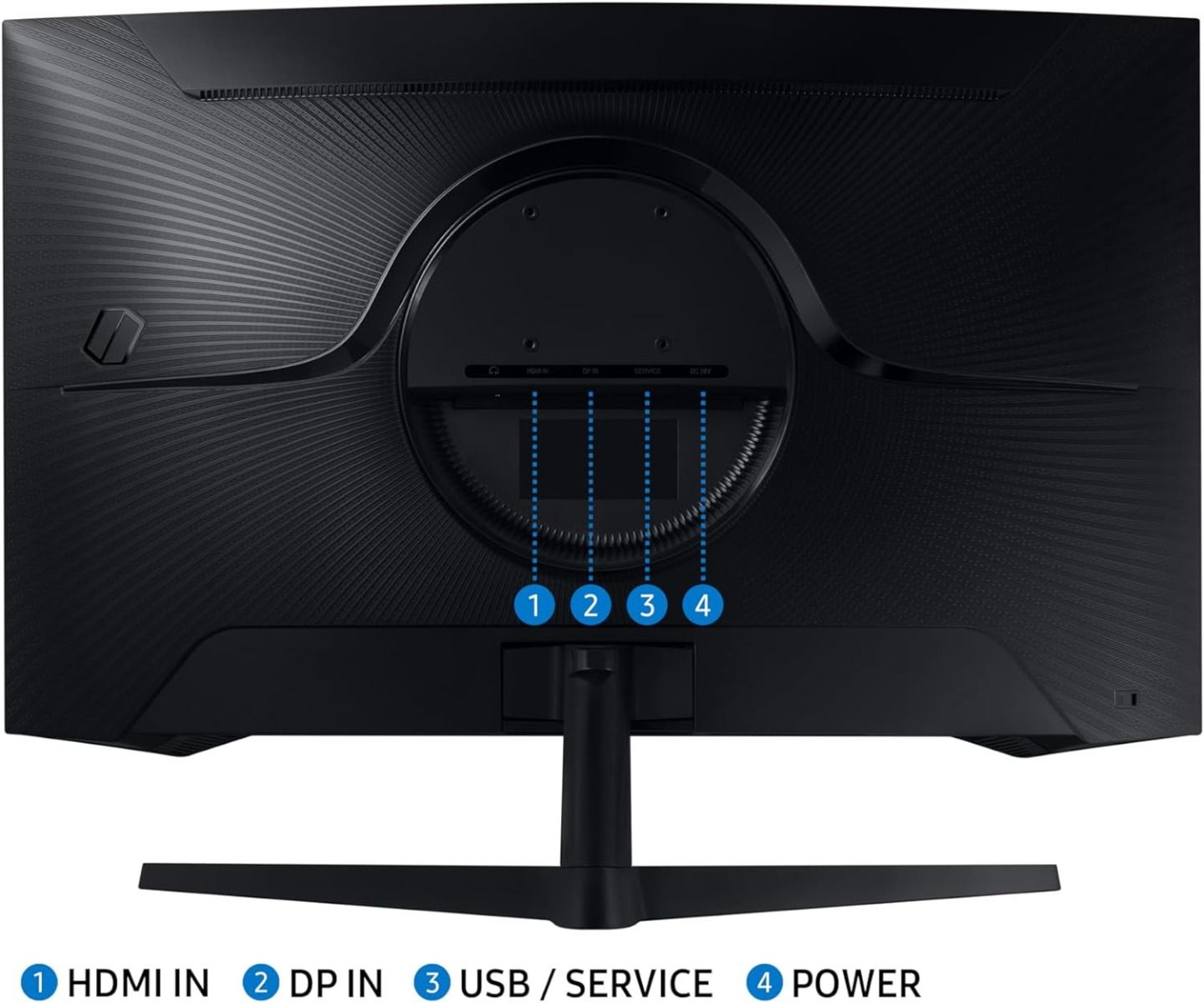Samsung Odyssey G55C 27" Quad HD Curved 165Hz Gaming Monitor with AMD FreeSync