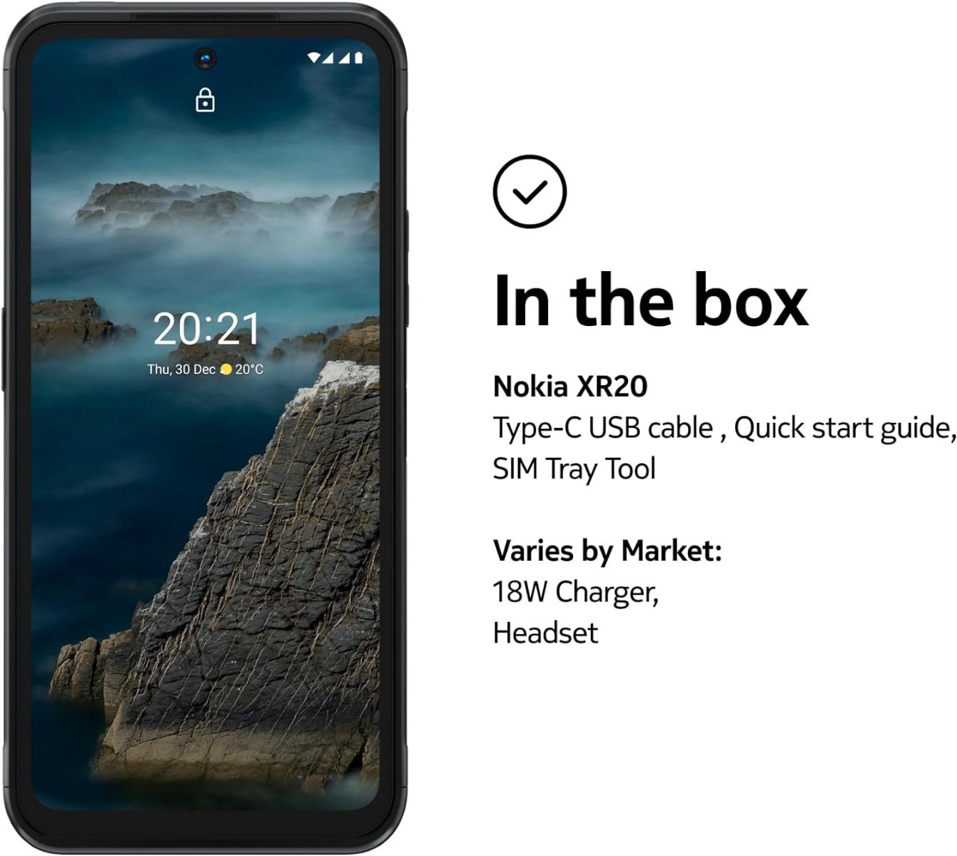 Nokia XR20 6.67"Full HD+ 5G Android with 48MP Camera