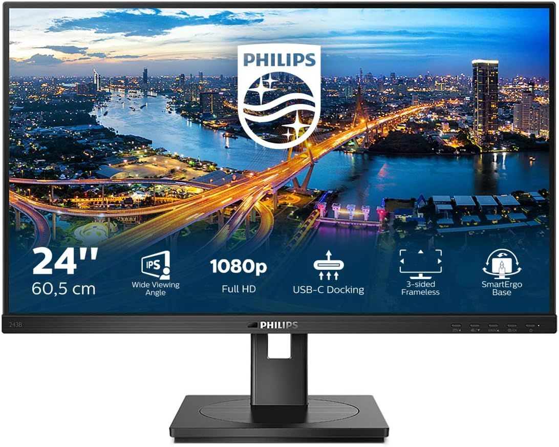 Philips B Line 243B1/00 23.8" Full HD Monitor USB C with Power Delivery