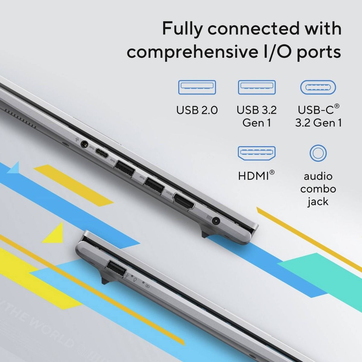 ASUS Vivobook 15 X1504VA 15.6" Core 5 120U 16GB 1TB SSD Win 11 Home Cool Silver