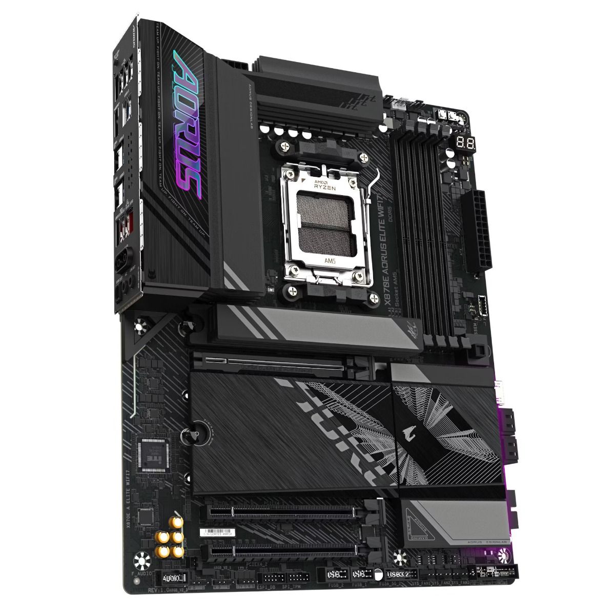Gigabyte X870E Aorus Elite WiFi7 AM5 Socket Motherboard