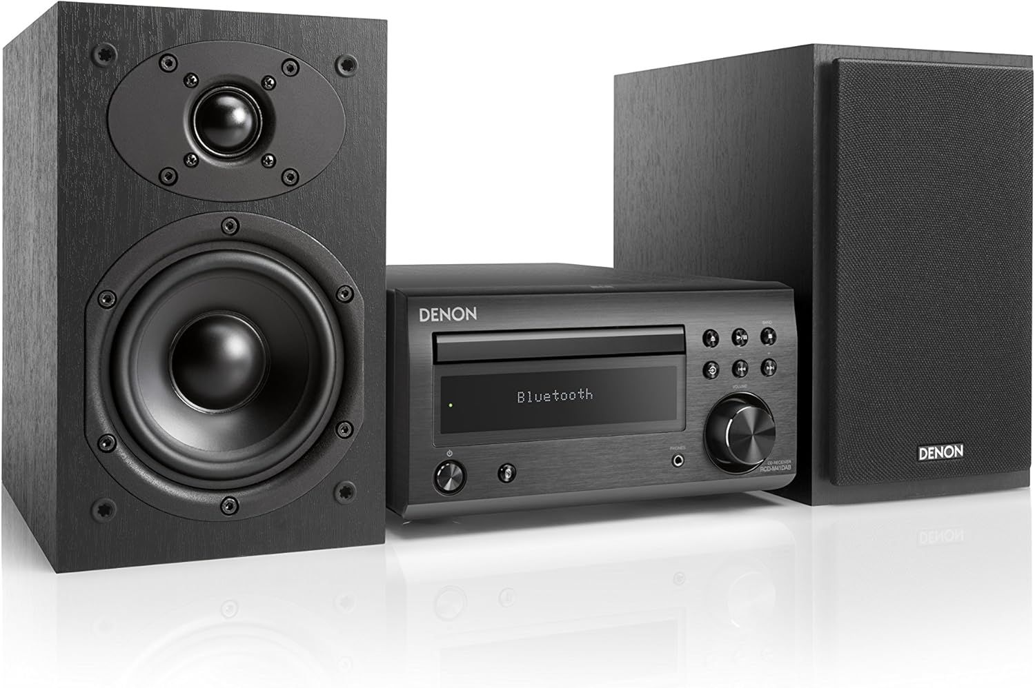 Denon D-M41DAB Hi-Fi System with Speakers CD Player and Bluetooth