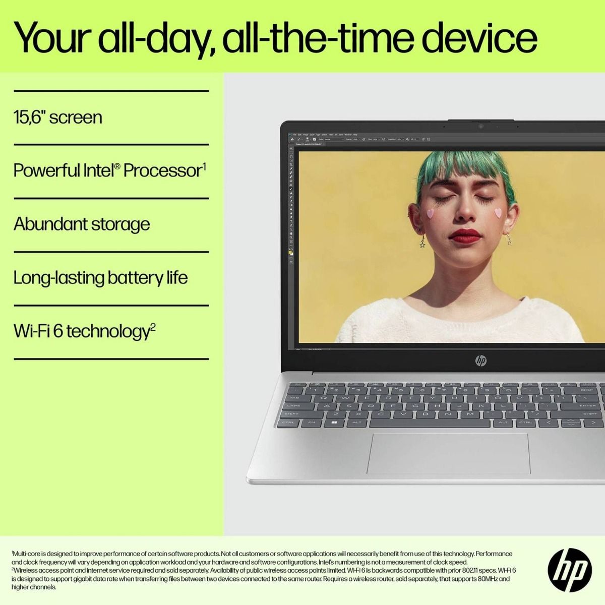 HP 15-fd0001na 15.6" Core i5-1334U 16GB RAM 512GB SSD Win 11 Home Natural silver