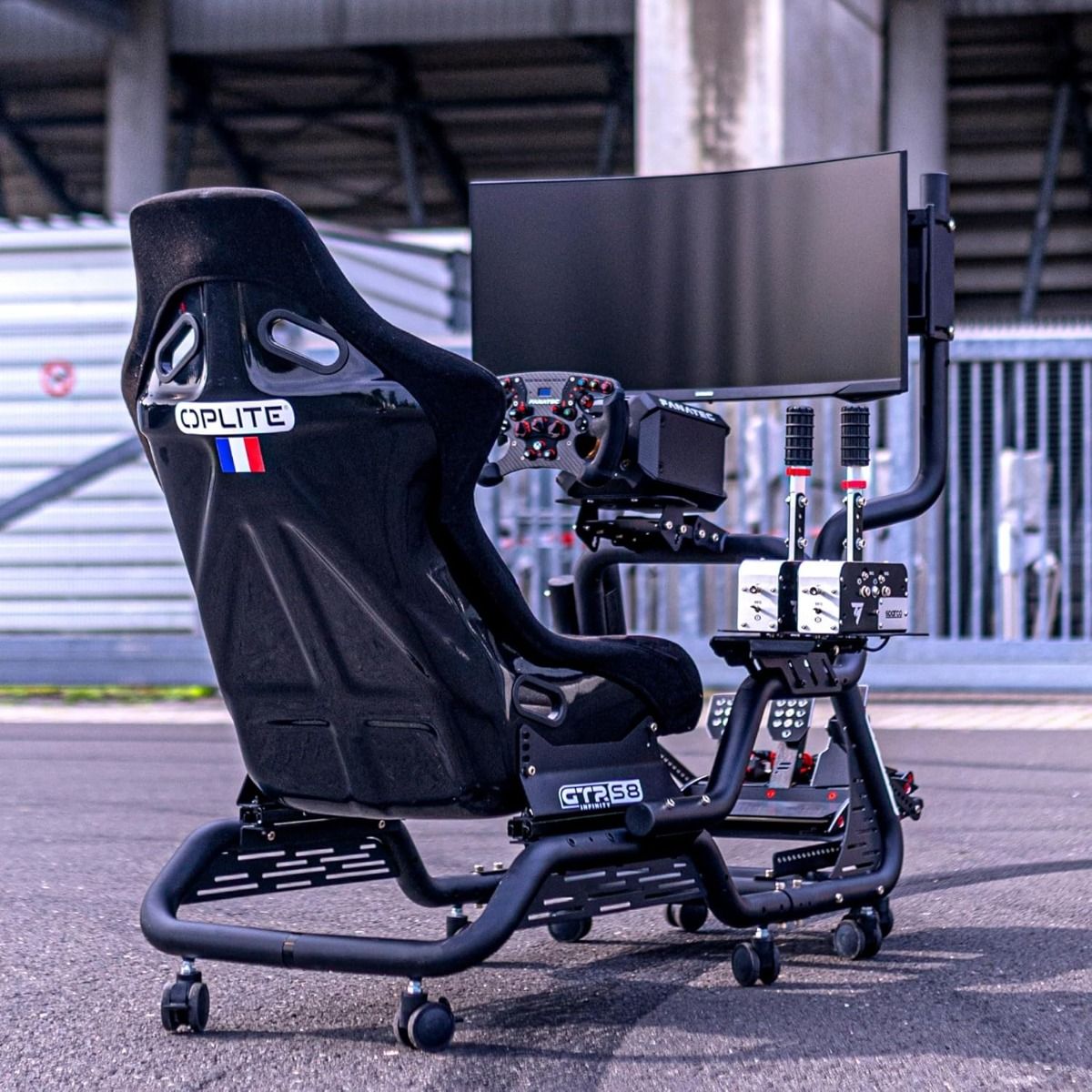 Oplite Cockpit GTR S8 Infinity Force Racing Simulation Cockpit