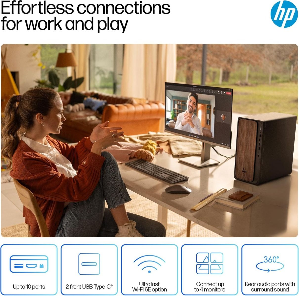 HP OmniDesk AI M03-0003na Desktop PC Intel Ultra 7 265 16GB RAM 1TB SSD