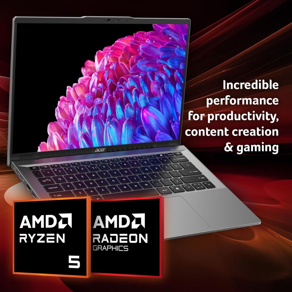 Acer Swift Go 14 SFG14-63 14" OLED Laptop AMD Ryzen 5 16GB RAM 1TB SSD