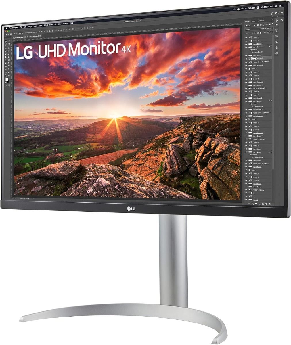 LG 27UP85NP-W 27" 4K UHD IPS Monitor with VESA DisplayHDR400 Built-in Speakers