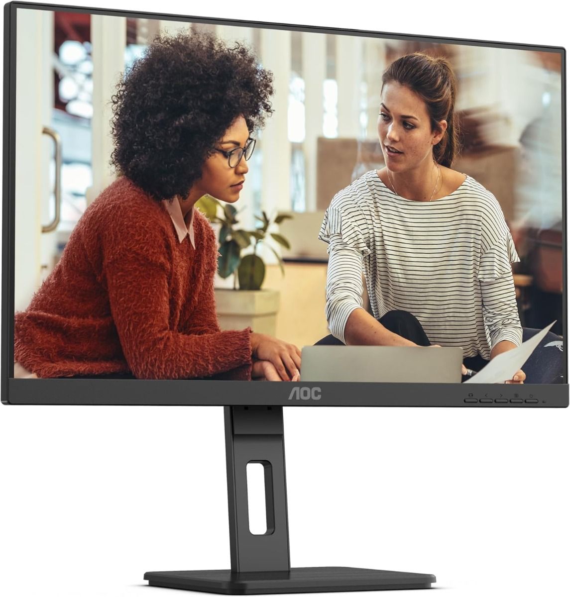 AOC 23.8" Full HD Monitor 75Hz Adaptive Sync 3-Sided Frameless Built In Speakers