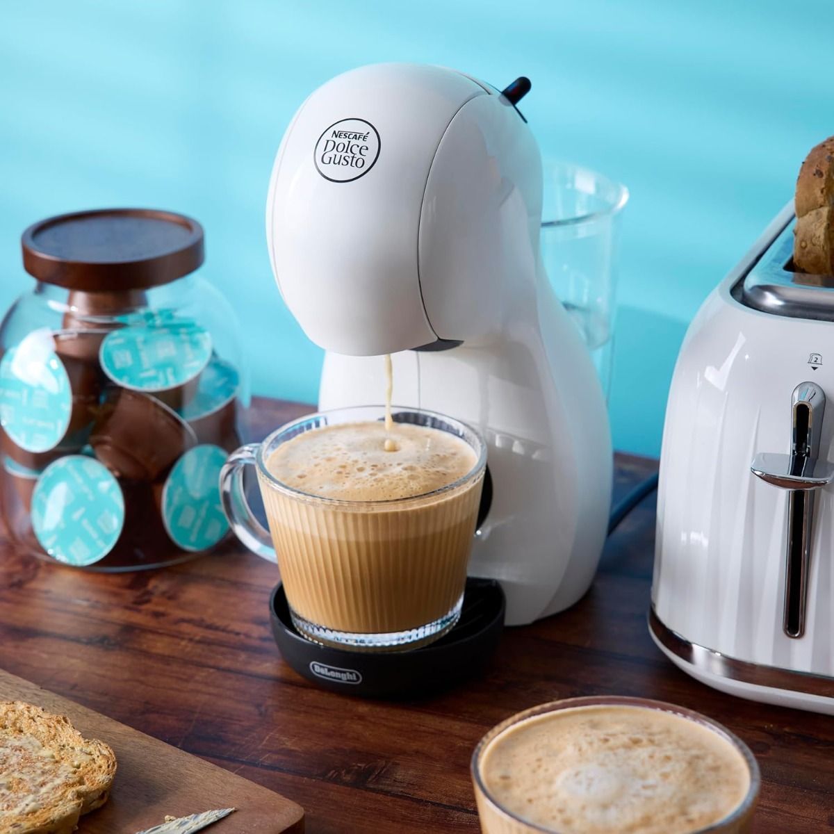 De'Longhi Dolce Gusto Piccolo XS Pod Coffee Machine - White
