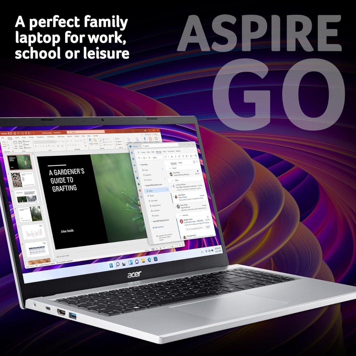Acer Aspire Go 15 AG15-31P 15.6" Full HD Laptop Intel i3-N305 8GB RAM 256GB SSD