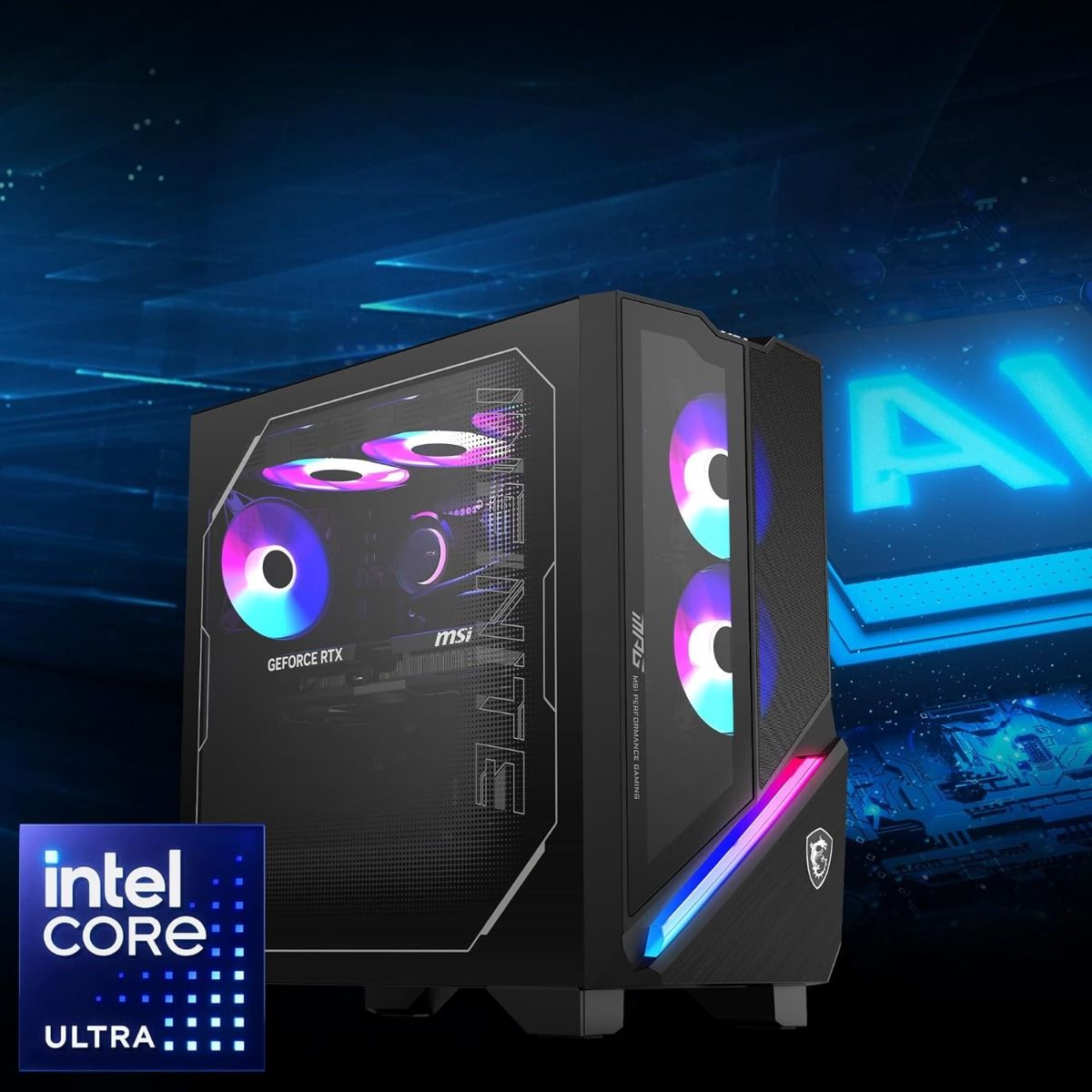 MSI MPG Infinite X3 AI Gaming Desktop Intel Ultra 7 32GB RAM 1TB RTX 5070