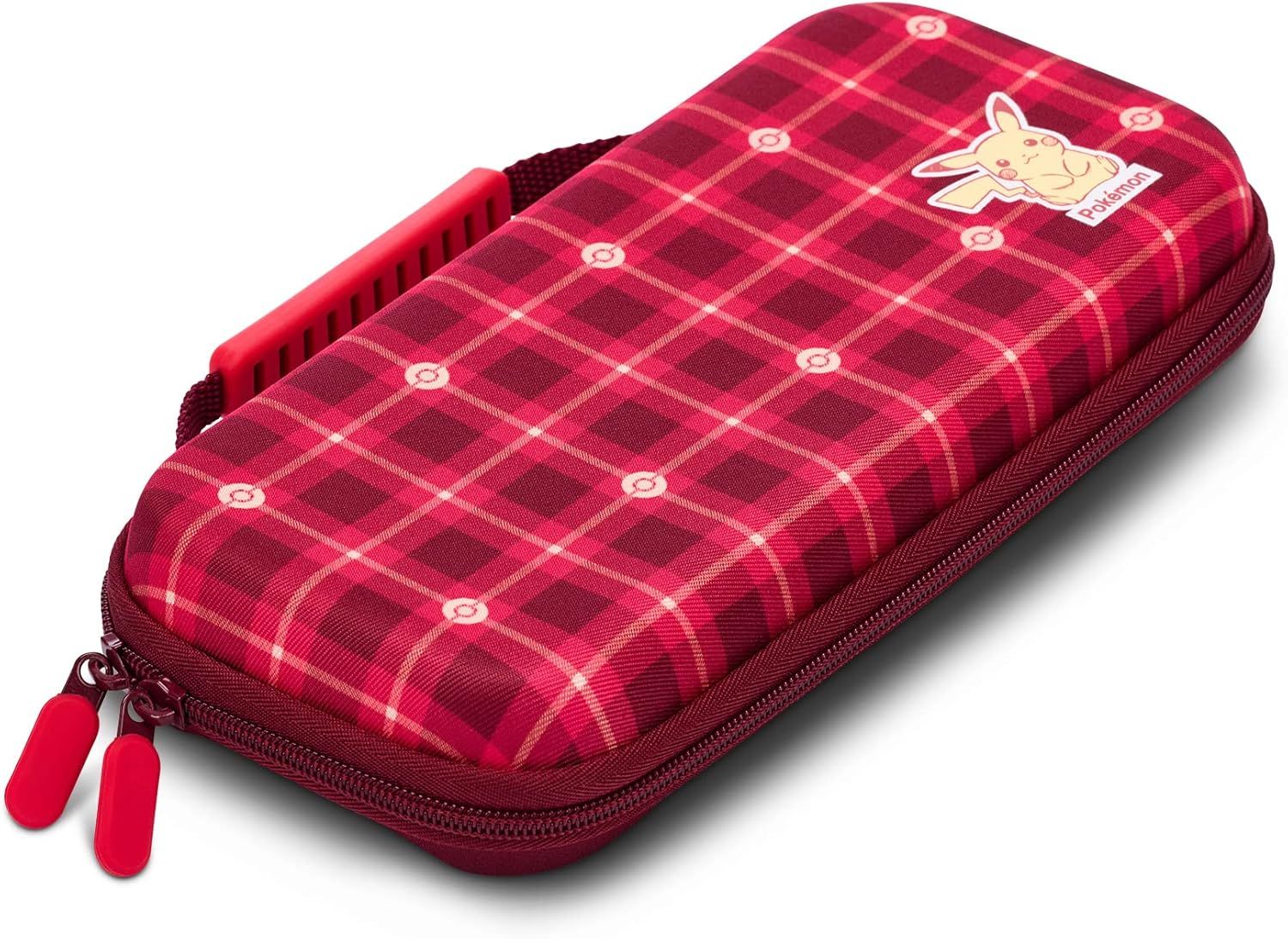 PowerA Nintendo Switch Protection Case Pikachu Plaid - Red