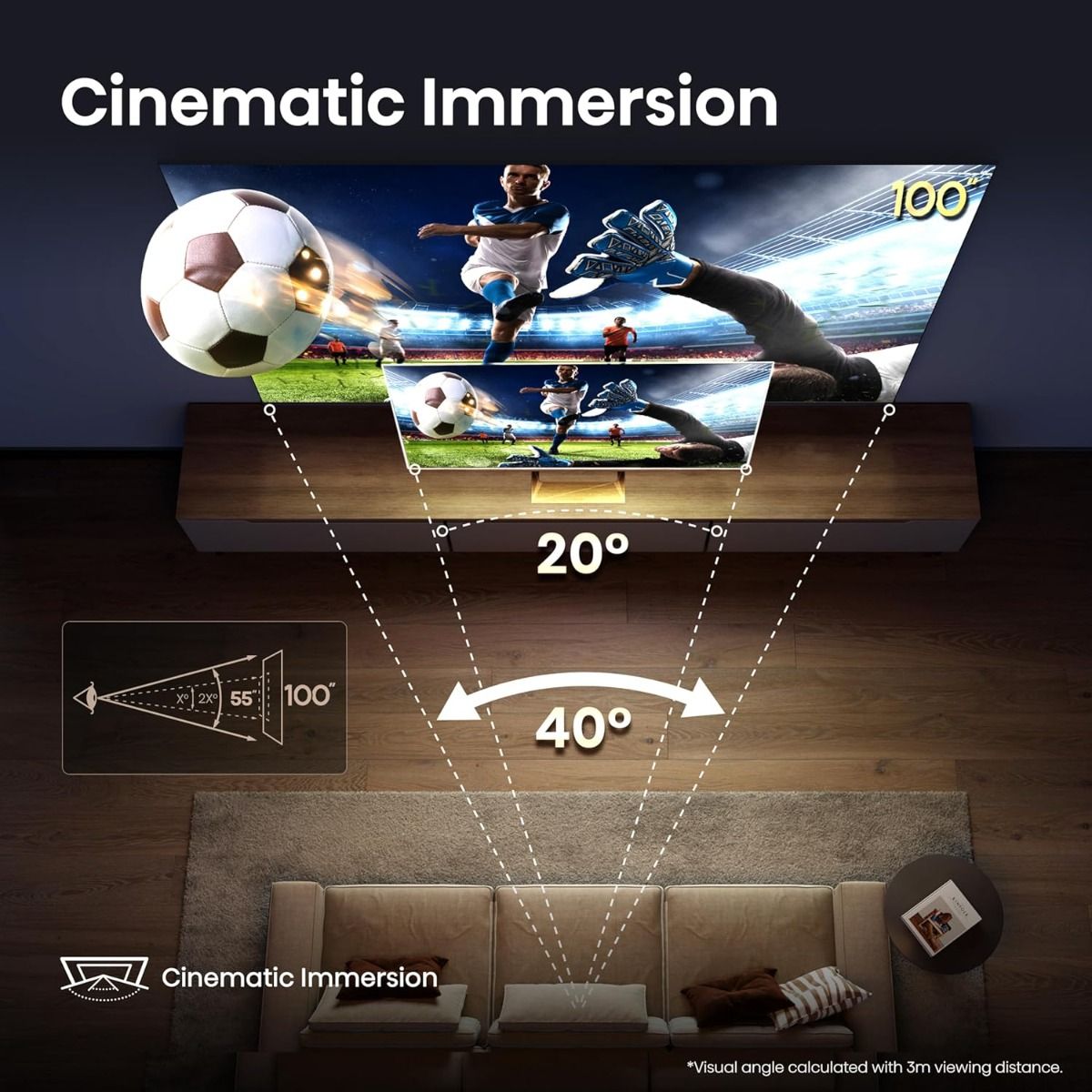 Hisense E7N Pro 100" 4K QLED Smart TV Quantum Dot Colour Dolby Vision IQ