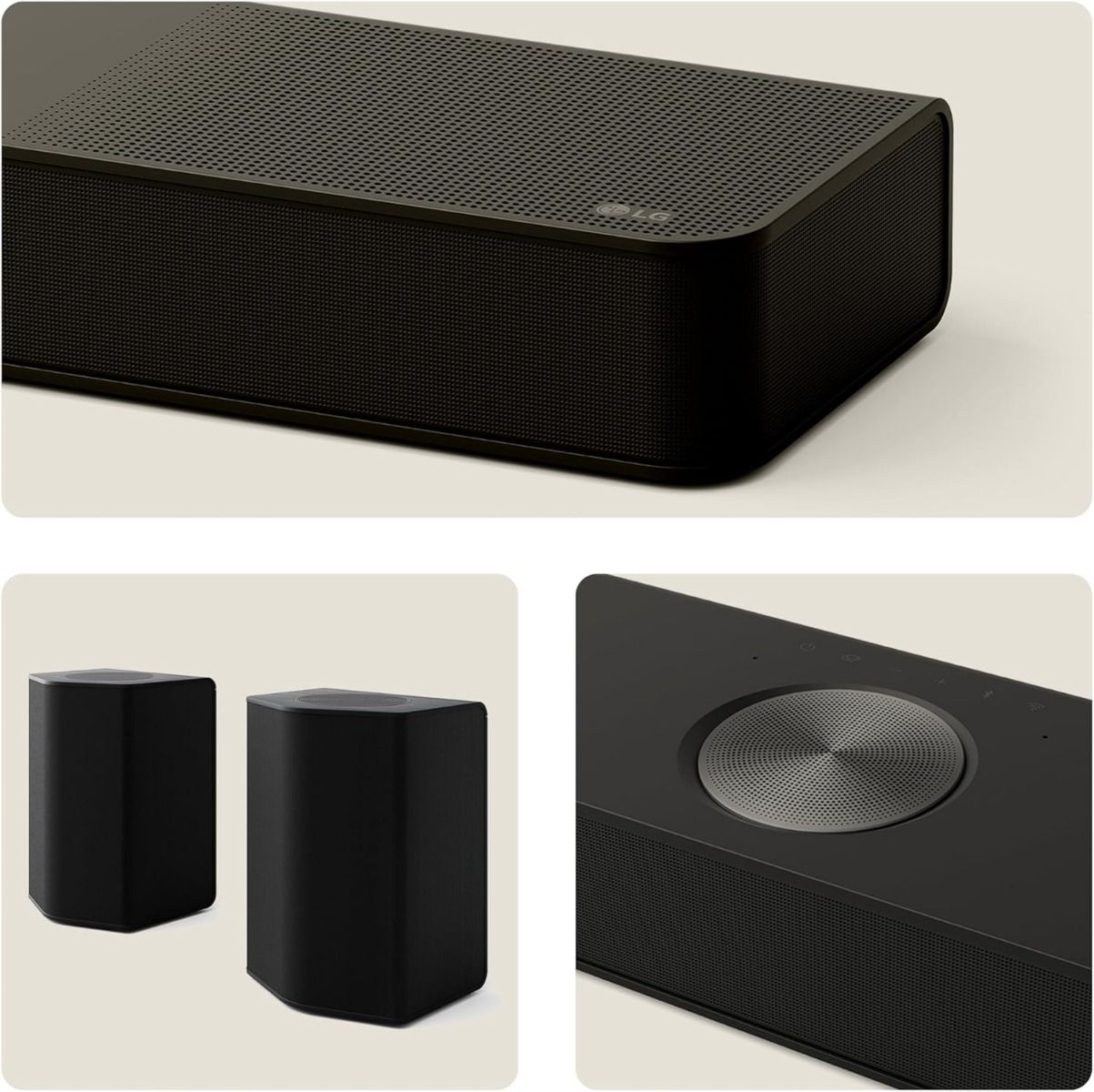 LG US95TR Soundbar with Surround Sound And Rear Speakers Wireless Subwoofer