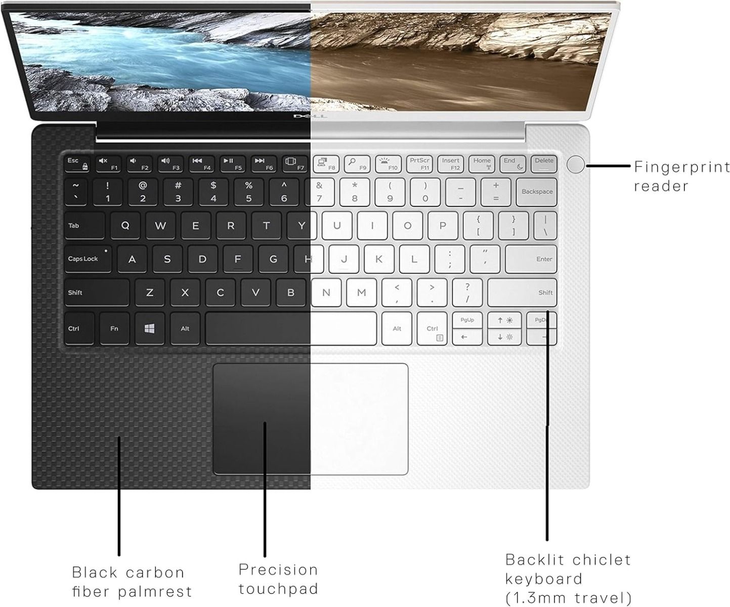 Dell XPS 13 9380 Infinity Edge 13.3" FHD Laptop Intel Core i5 8GB RAM 256GB SSD