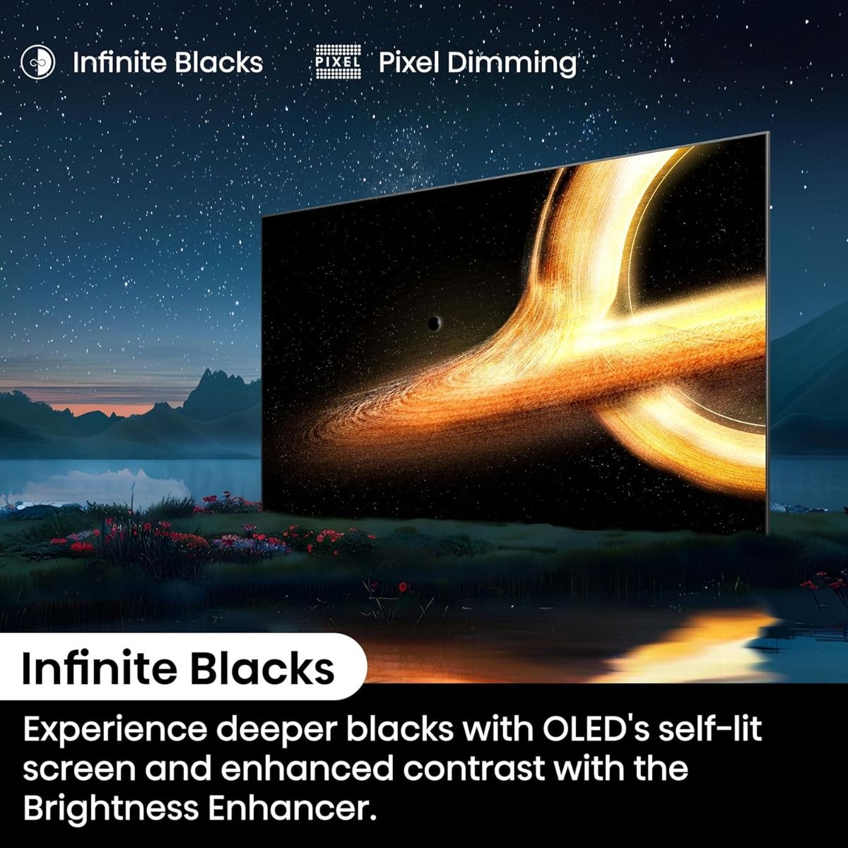 Hisense A85N 55" 4K OLED Smart TV 120Hz AI Picture Enhancer HDR10+