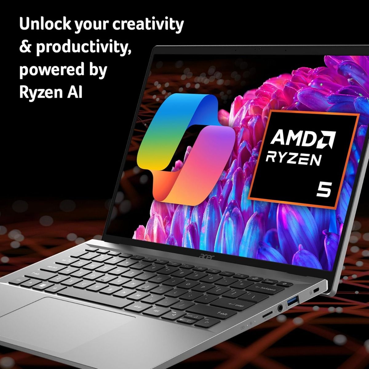 Acer Swift Go 14 SFG14-63 14" OLED Laptop AMD Ryzen 5 16GB RAM 1TB SSD