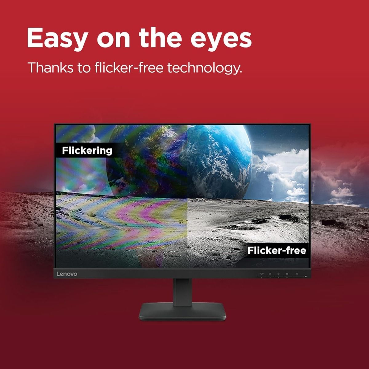 Lenovo L24-4e23.8" Full HD IPS Monitor 100Hz Refresh 4ms Black
