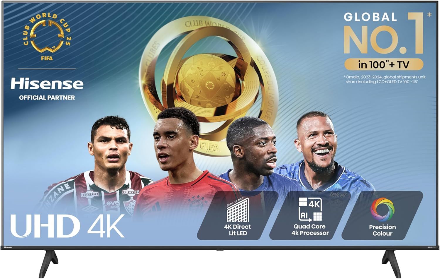 Hisense A6N 43A6NTUK 43" 4K Smart TV Dolby Vision Adaptive Light Sensor
