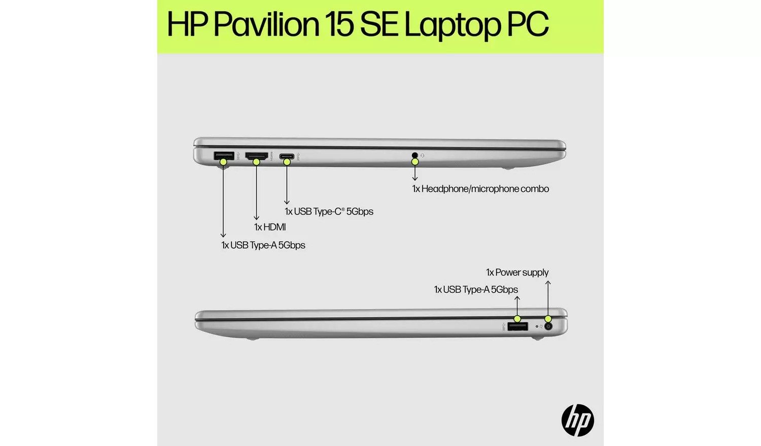 HP 15-fd0053na 15.6" FHD Laptop Intel i7 16GB RAM 512GB SSD