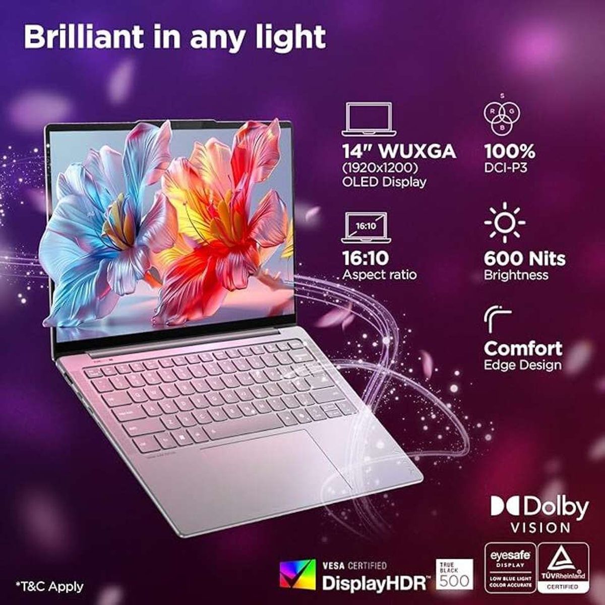 Lenovo Yoga Slim 7i Aura Edition 14" Core Ultra 7 258V 32GB 1TB SSD Win 11 Home