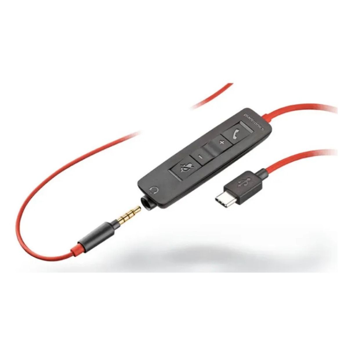 Poly Blackwire 3225 USB-C Headset Inline Controls Windows & Mac Support