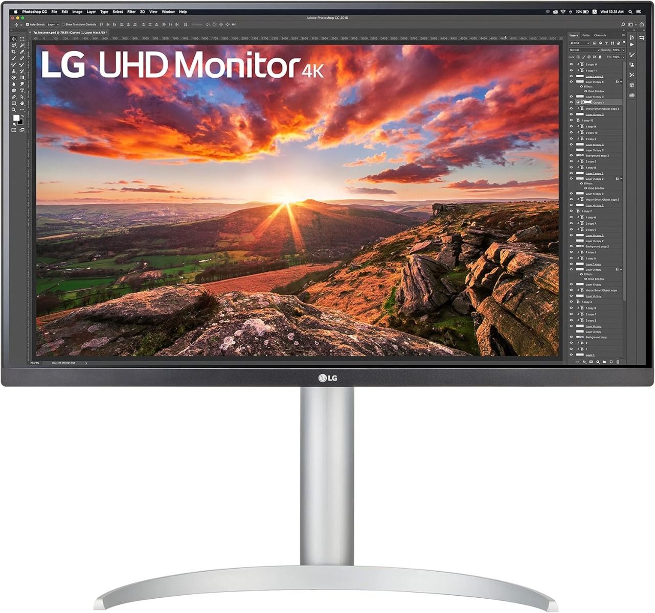 LG 27UP85NP-W 27" 4K UHD IPS Monitor with VESA DisplayHDR400 Built-in Speakers