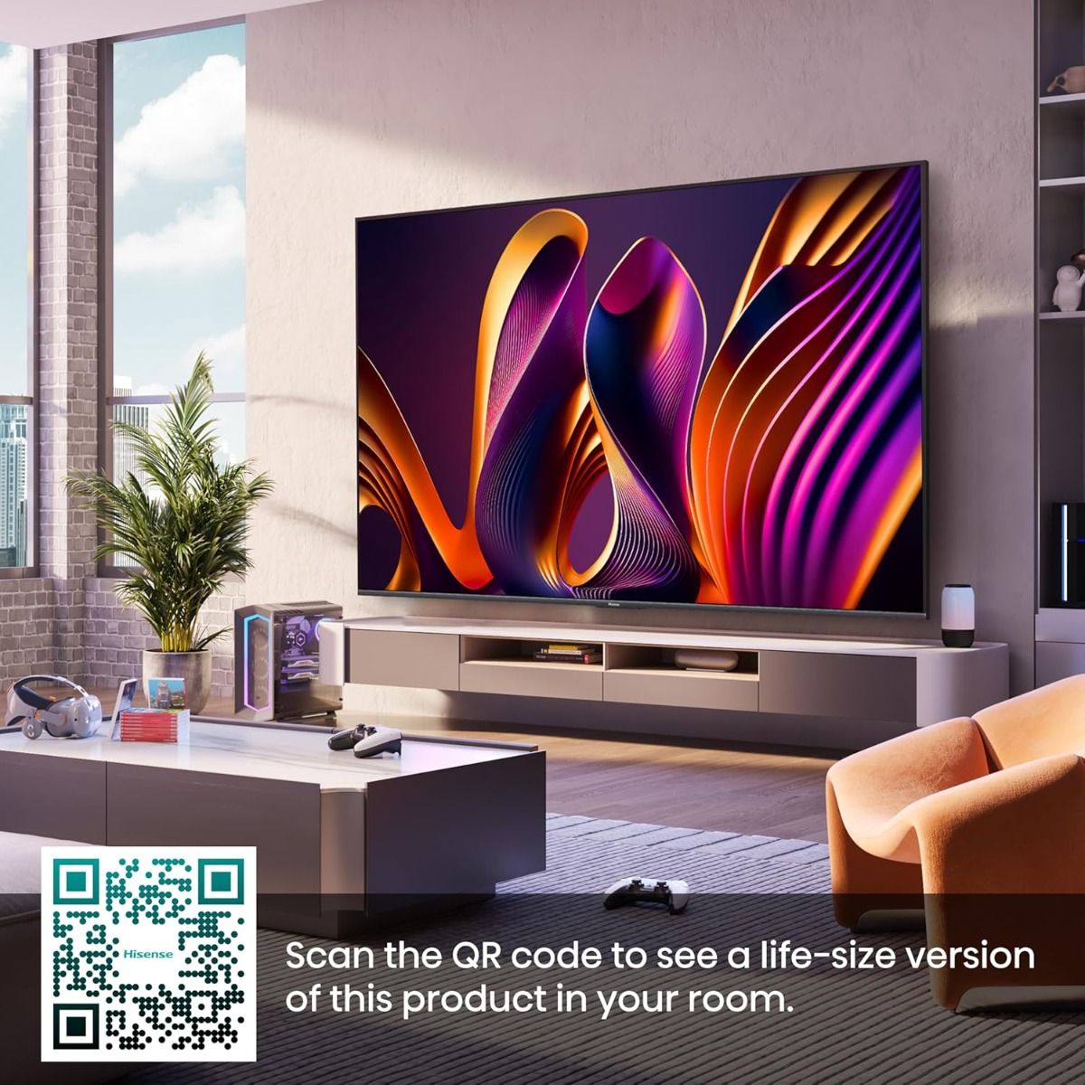 Hisense E7N Pro 100" 4K QLED Smart TV Quantum Dot Colour Dolby Vision IQ