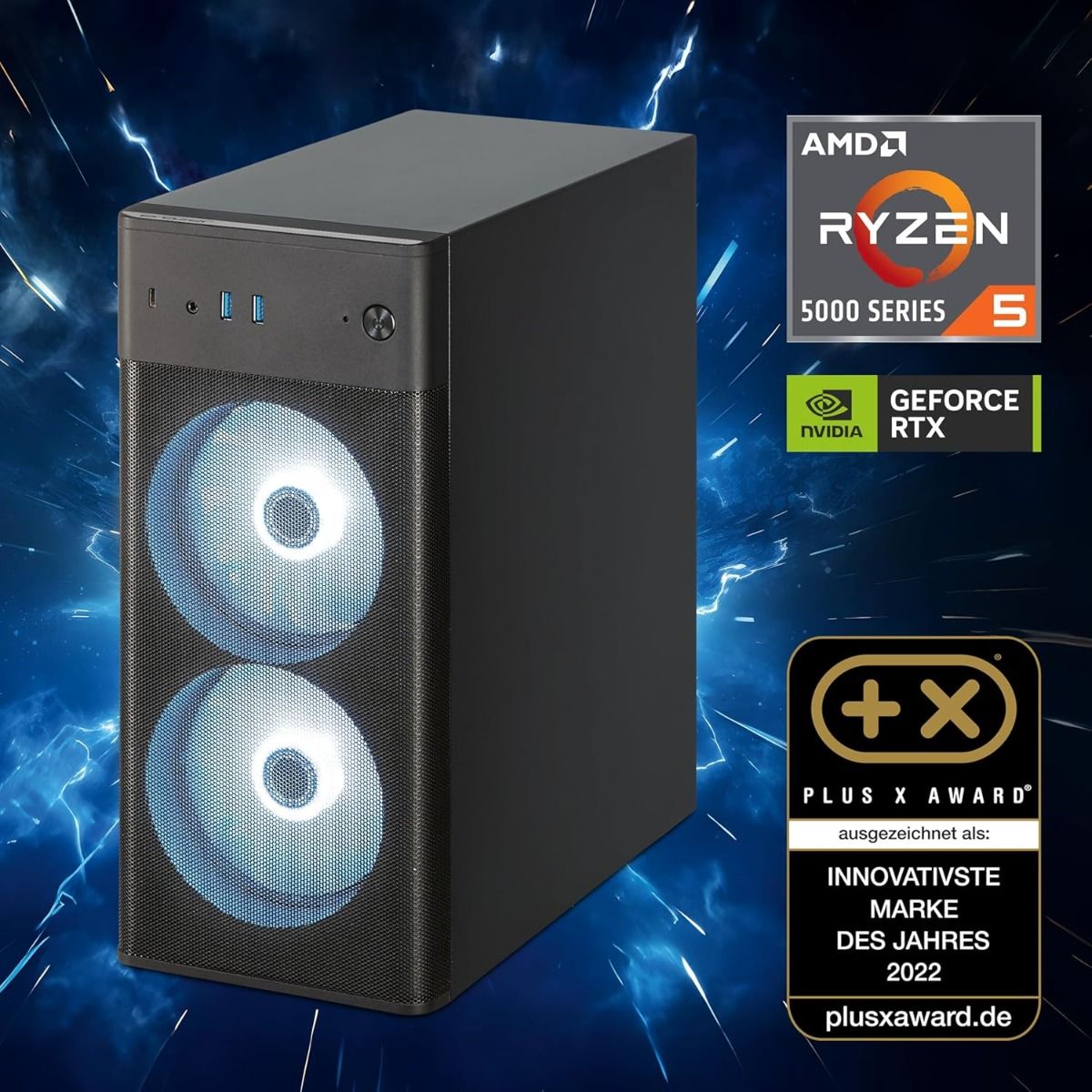 Medion Erazer Recon E45 Gaming PC AMD Ryzen 5 16GB RAM 1TB SSD RTX 4060