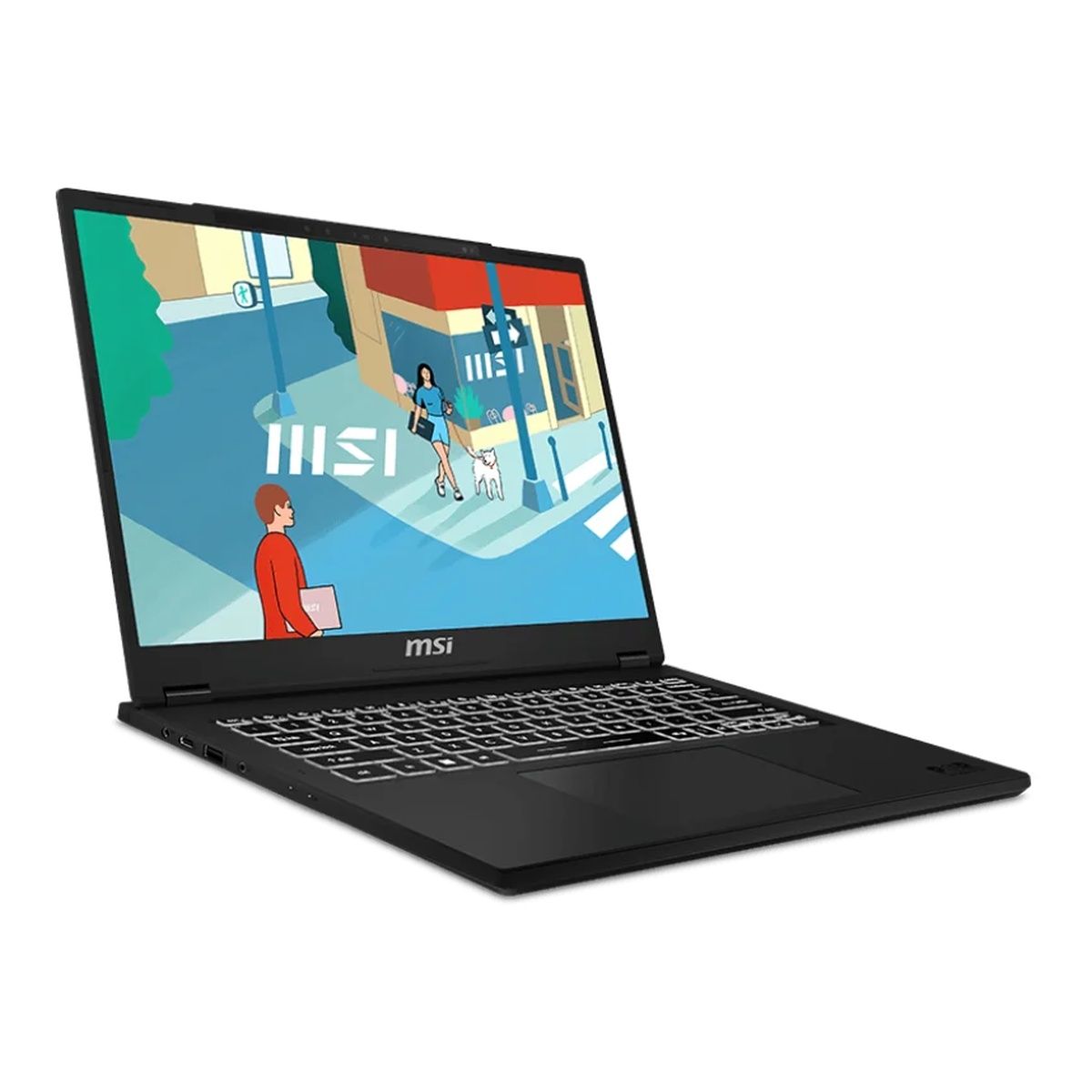MSI Modern 14 H D2RMG 14" Core 7 240H 16GB 512GB SSD Win 11 Home Classic Black