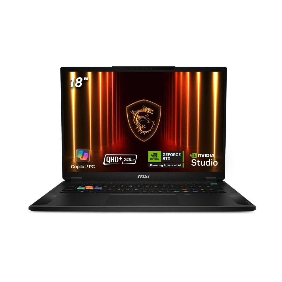 MSI Stealth 18 HX AI Gaming Laptop QHD+ AMD Ryzen AI 9 32GB 2TB RTX 5070Ti