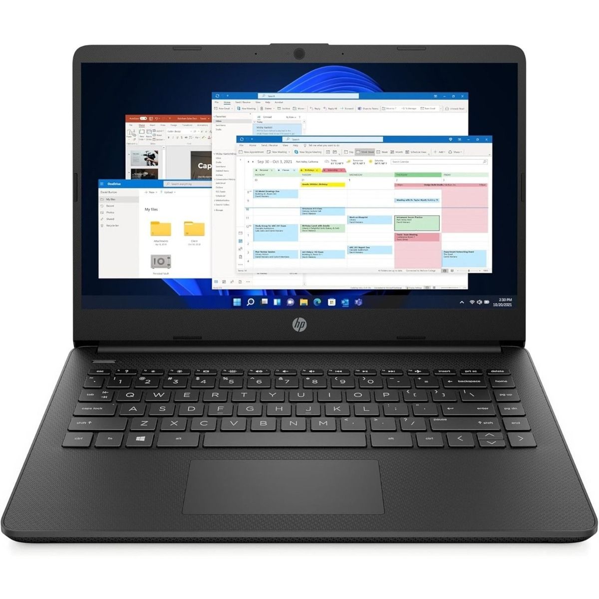 HP Stream 14s-dq0000sa 14" Laptop Intel N4120 4GB RAM 64GB Storage Black