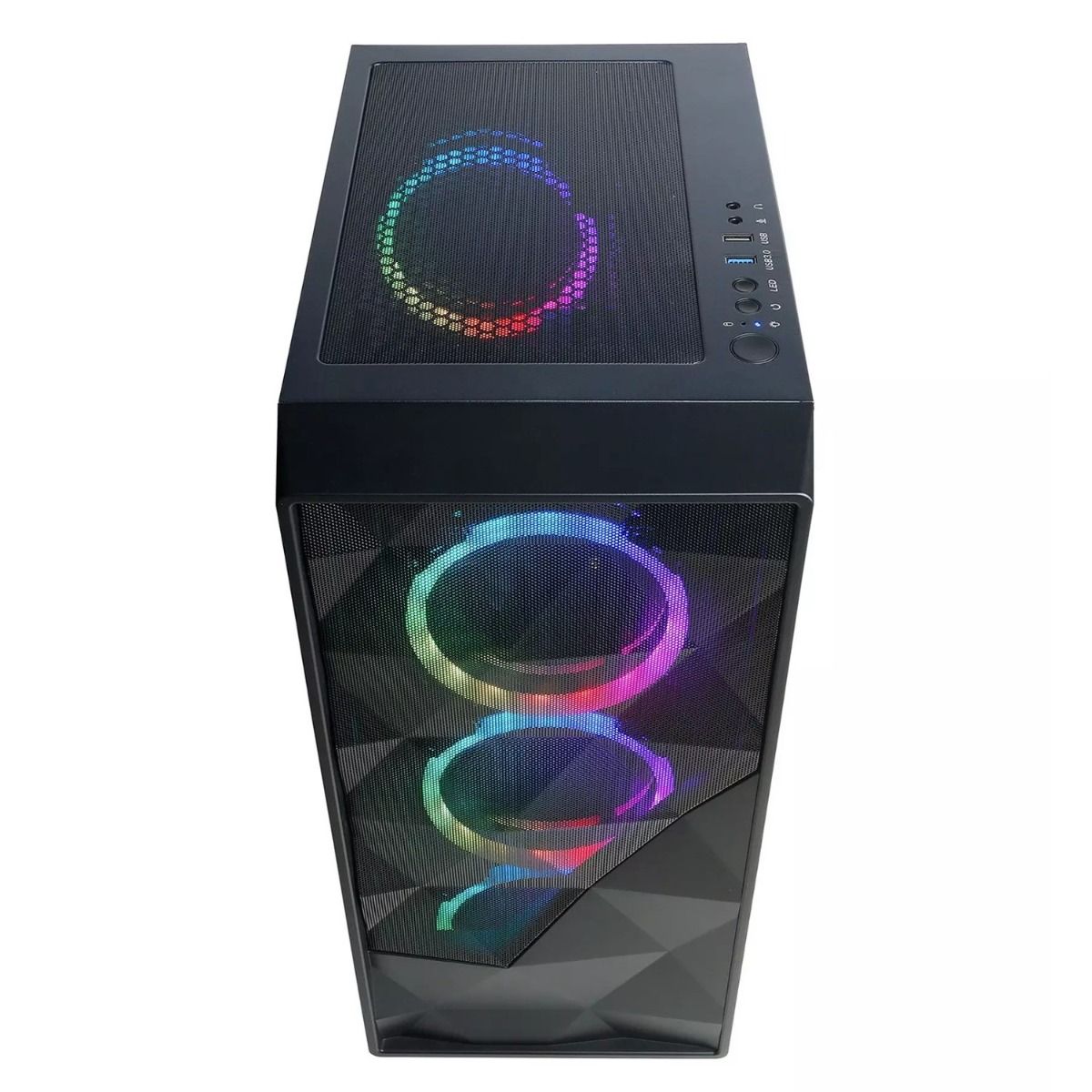 CyberPowerPC Eurus Tower Desktop Gaming PC AMD Ryzen 5 16GB RAM 1TB RTX 4060