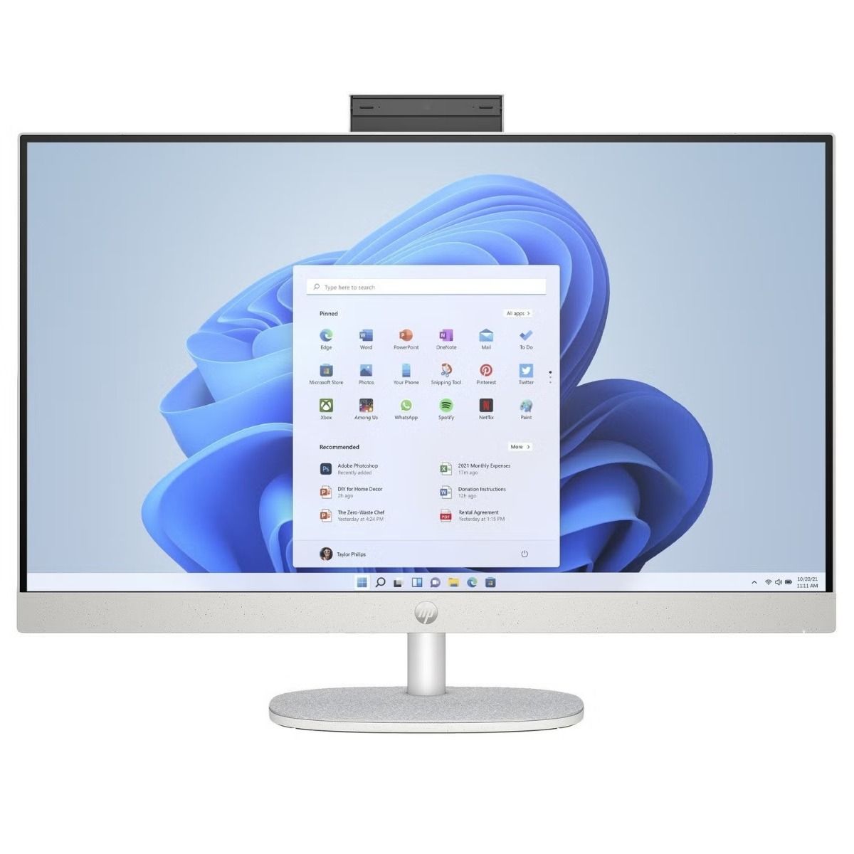 HP 27-cr0024na 27" FHD All In One Desktop PC Intel Core i7 8GB RAM 512GB SSD