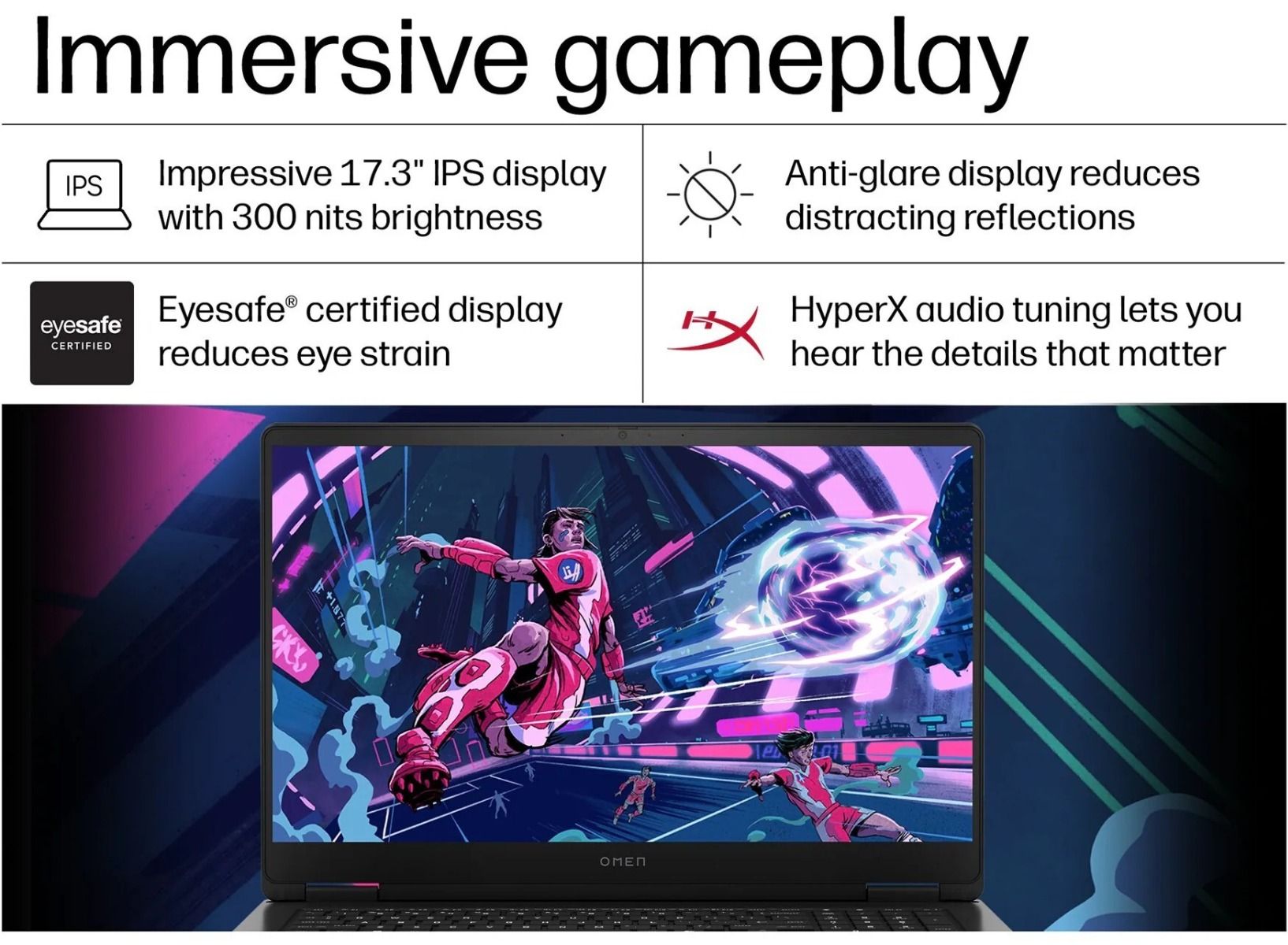 HP Omen 17-db0009na 17.3" Gaming Laptop AMD Ryzen 7 16GB RAM 1TB SSD RTX 4060