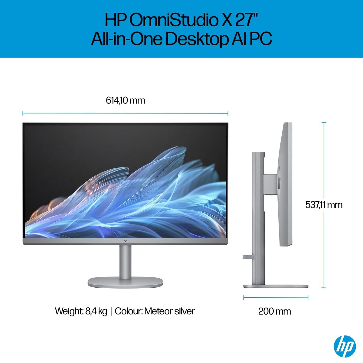HP OmniStudio X 27-cs0002na 27" Core Ultra 5 125H 16GB RAM 1TB SSD Win 11 Home