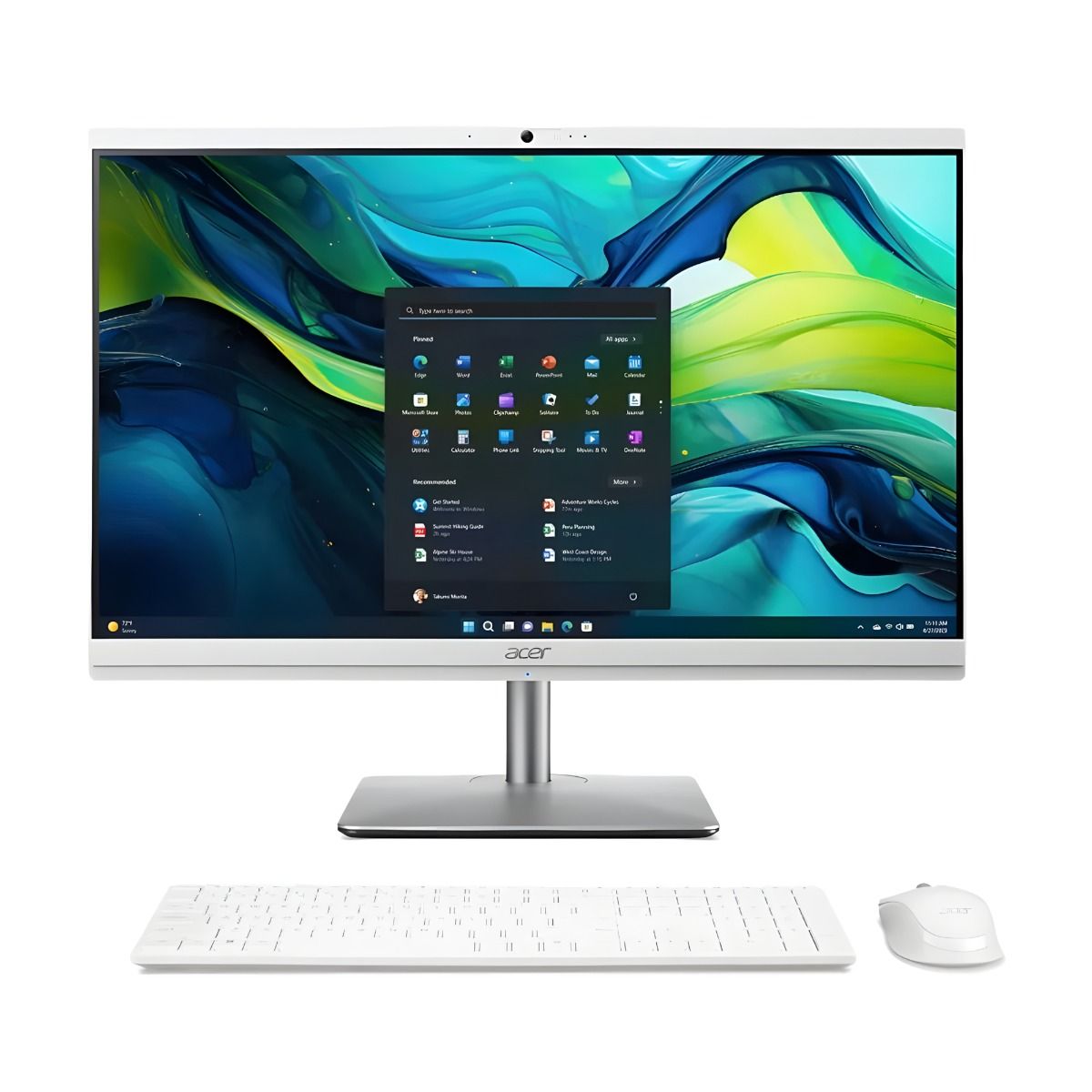 Acer Aspire C24-195ES 23.8" All-in-One Desktop PC Intel Ultra 7 155U 16GB RAM 1TB SSD