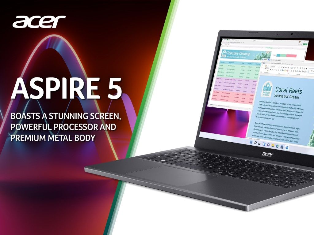 Acer Aspire 5 A515-48M-R6N1 15.6" Laptop AMD Ryzen 7 7730U 16GB RAM 512GB SSD