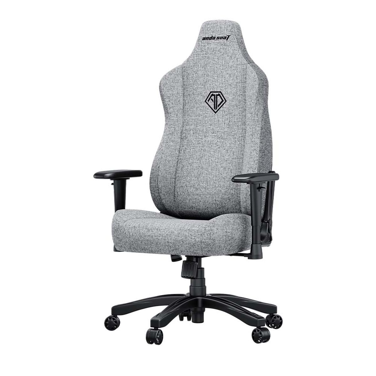 AndaSeat Novis L Gaming Chair - Ash Gray Linen Fabric - 155-190cm