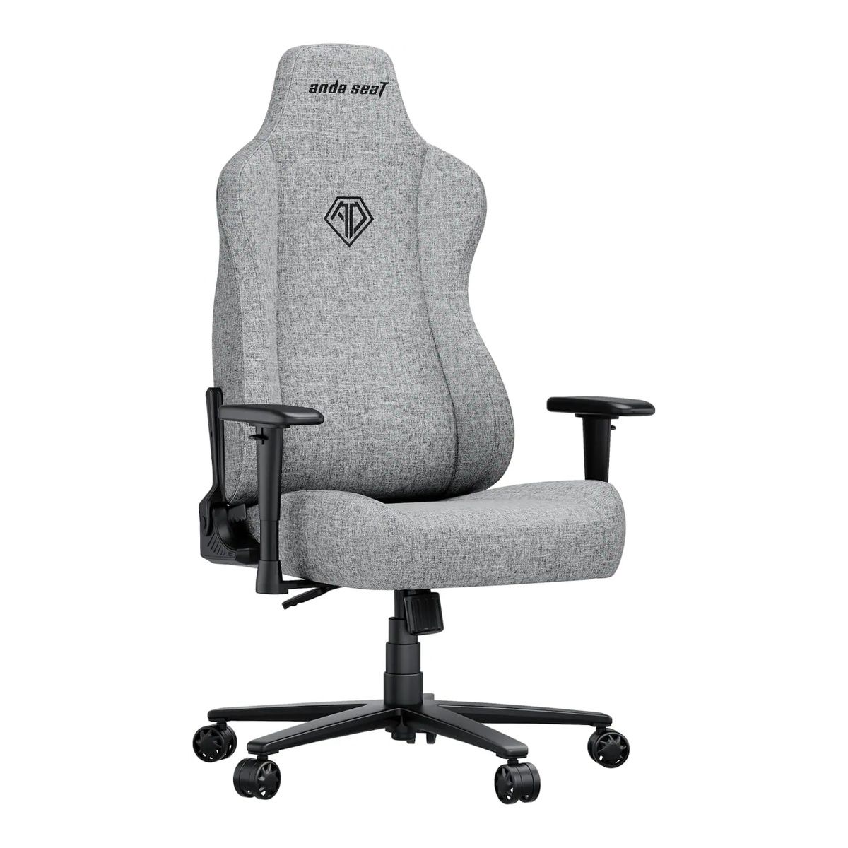 AndaSeat Novis L Gaming Chair - Ash Gray Linen Fabric - 155-190cm