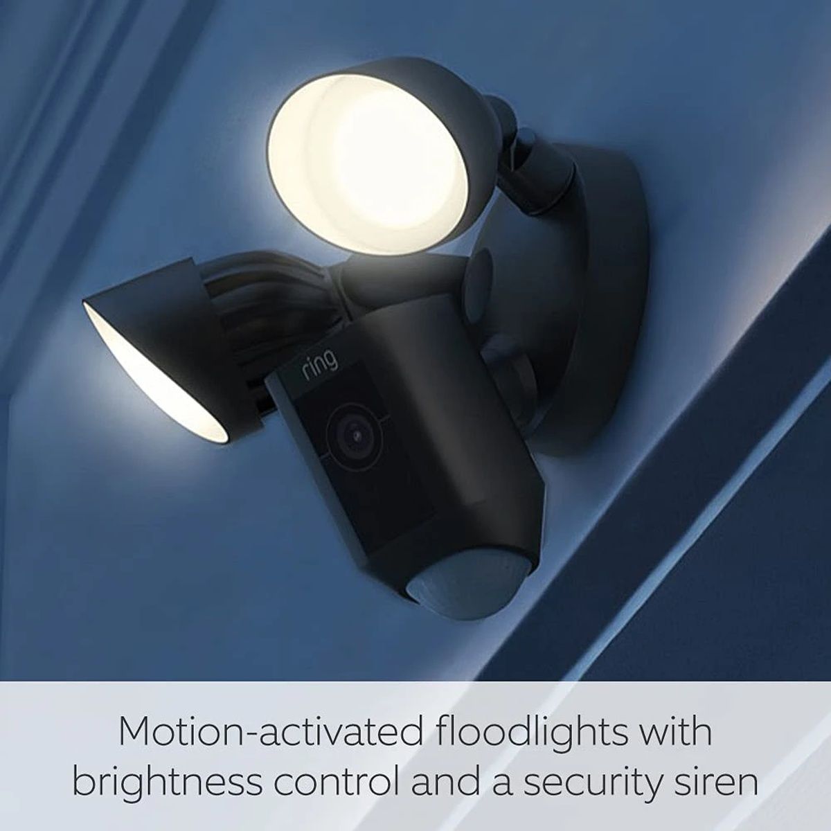 Ring Floodlight Cam Wired Plus Black