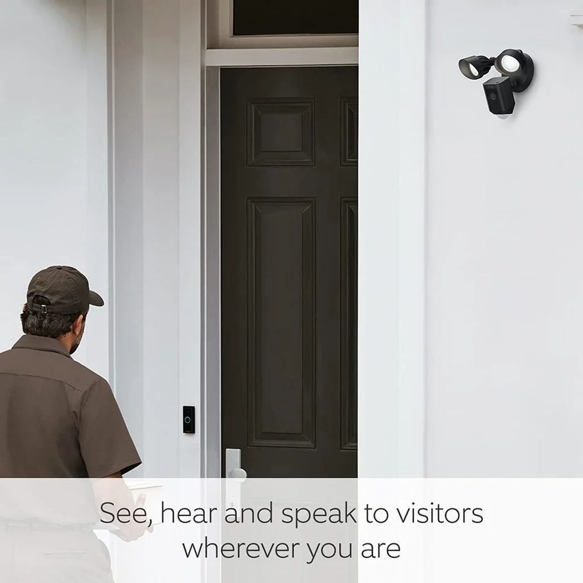 Ring Floodlight Cam Wired Plus Black