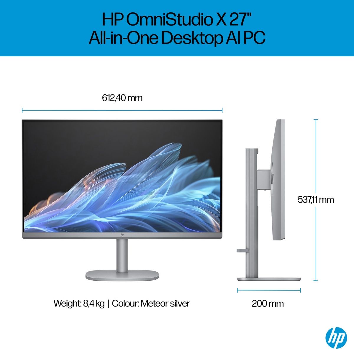 HP OmniStudio X 27-cs0004na 27" Core Ultra 5 125H 16GB RAM 1TB SSD Win 11 Home
