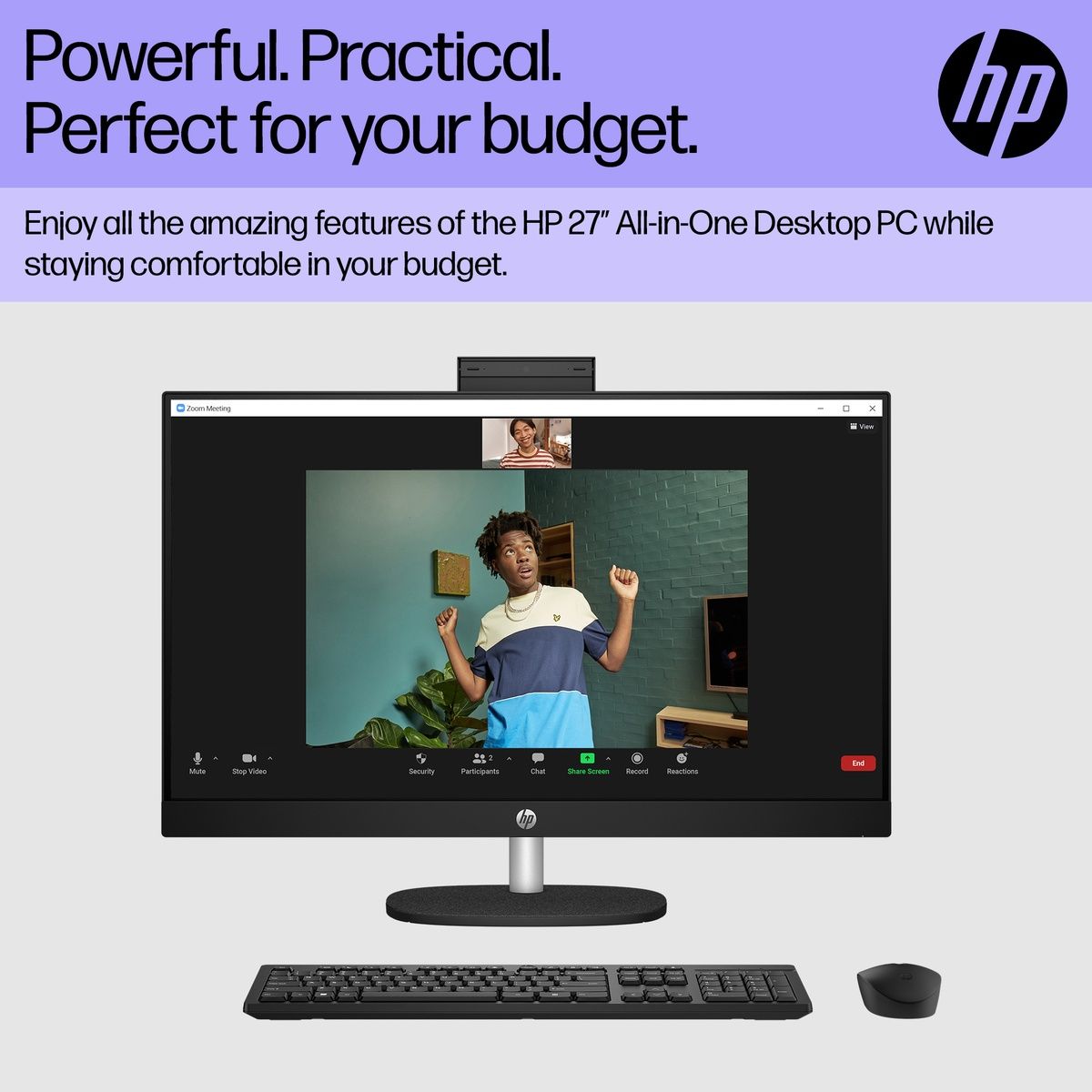 HP 27-cr0048na 27" Screen Core i7-1355U 8GB RAM 1TB SSD Win 11 Home Shell white