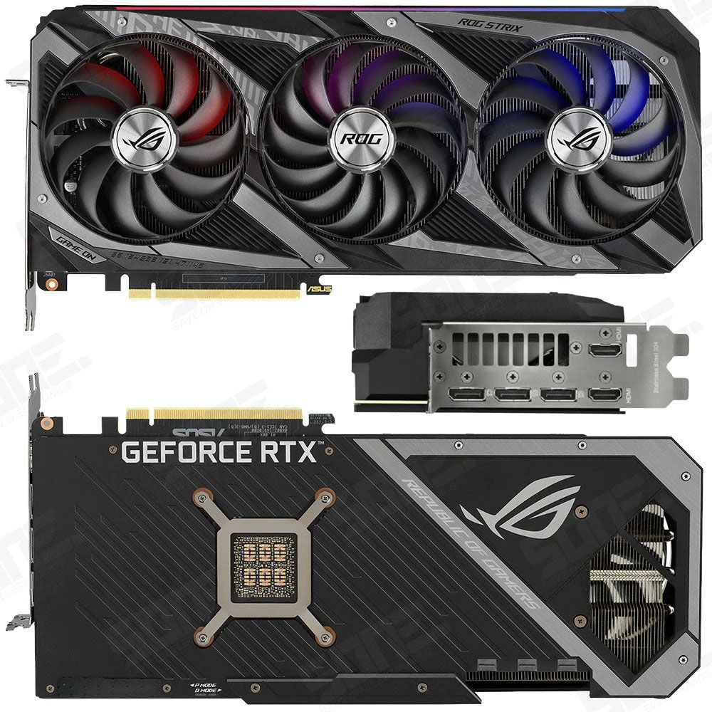 ASUS NVIDIA GeForce RTX 3080 Ti 12GB ROG Strix OC Graphics Card