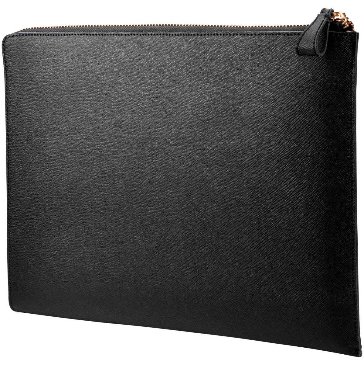 HP Spectre 13.3" Black Leather Laptop Sleeve with Zipper